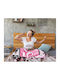 50th Geburtstag Decke Moni 150x130cm Lila