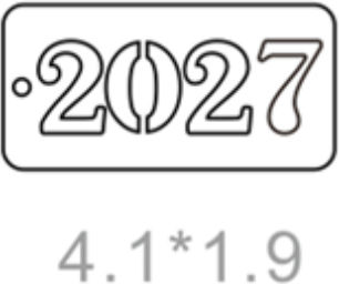 Plexiglas 2027 Labels 4cm x 2cm 0530160 Enthalten 25 Stück Schwarz