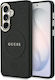 Guess Rückseitenhülle Kunststoff Leder Silikon Schwarz für Galaxy S26+