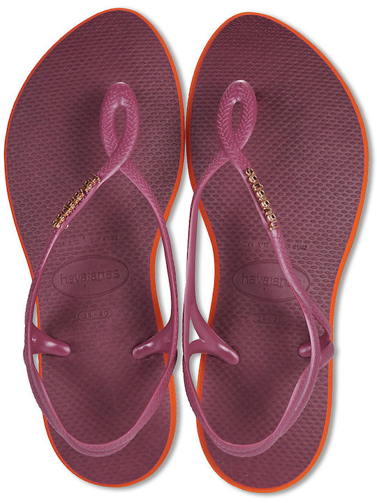 Havaianas Luna Σαγιονάρες σε στυλ Πέδιλα σε Μωβ...