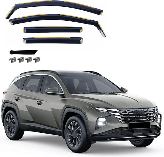 Auto Windschutzscheiben Set Vorder- und Rückseite Für Hyundai Tucson 4 Stück