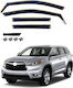Комплект Автомобилни Ветробрани Отпред И Отзад За Toyota Highlander 2015-2020 4 Бройки