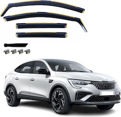 Σετ Ανεμοθραύστες Μπροστινοί και Πίσω για Renault Arkana 2023+ 4τμχ VETRBR0106