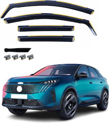 Σετ Ανεμοθραύστες Μπροστινοί και Πίσω για Peugeot 3008 4τμχ VETRBR0136