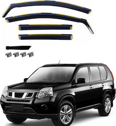 Σετ Ανεμοθραύστες Μπροστινοί και Πίσω για Nissan X-Trail 2008-2013 4τμχ VETRBR0148