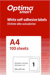 Optima Optima Selbstklebende Etikettenrollen 210x297mm Optima Optima Selbstklebende Etikettenrollen 210x297mm