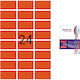 Optima Selbstklebende A4 Etiketten Rechteckige 70x37mm