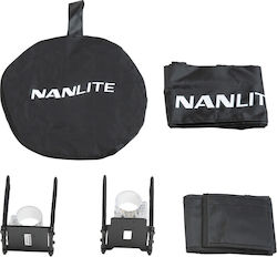Nanlite Barndoor Eggcrate Pavotube II 30c LED Röhren Bd-ptii30c+ec