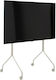 Suport TV cu Rotile Tip Pedestal Moon Rollin' Regular Crem