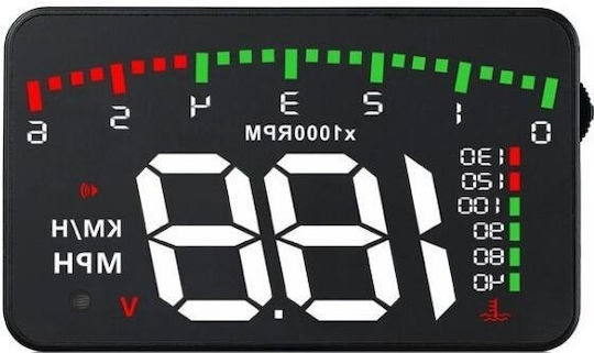 Digitales Instrument Head Up Display OBD2 RPM-Zähler und Tachometer für Dashboard-Platzierung