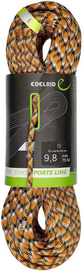 Edelrid Dynamic Climbing Rope with Length 70m Brown