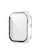 Husă de Protecție Bizonmobile Sticlă Temperată Ecran Apple Watch 4 5 6 SE 40 mm Transparentă