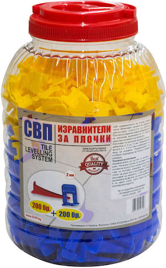 Система За Нивелиране 200 + 200 Броя Svp 2 Мм