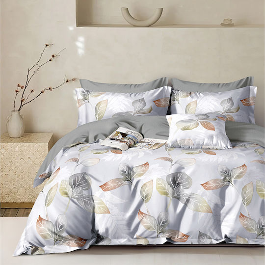 Beauty Home 12691 Super-Doppel Set 4 Stück 230x260cm Grau