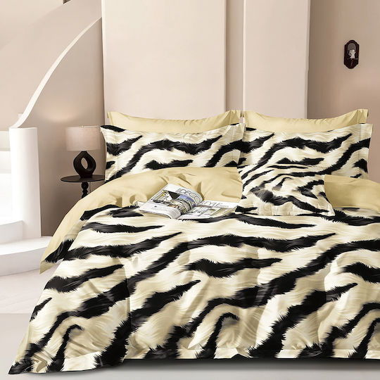 Beauty Home 12695 Σετ Υπέρδιπλο 4τμχ 230x260εκ. Μπεζ