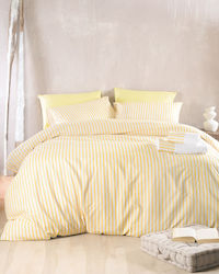 Rythmos Eloise Σετ Υπέρδιπλο Κιτρινο 220x240cm 3τμχ