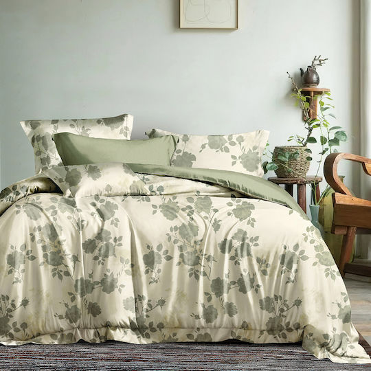 Beauty Home Art 12686 Set Coverlet Double Olive Green 220x240cm 12686KLYD