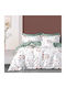 Beauty Home Memories Art 12681 Σετ Κουβερλί Υπέρδιπλο Εκρού 220x240cm