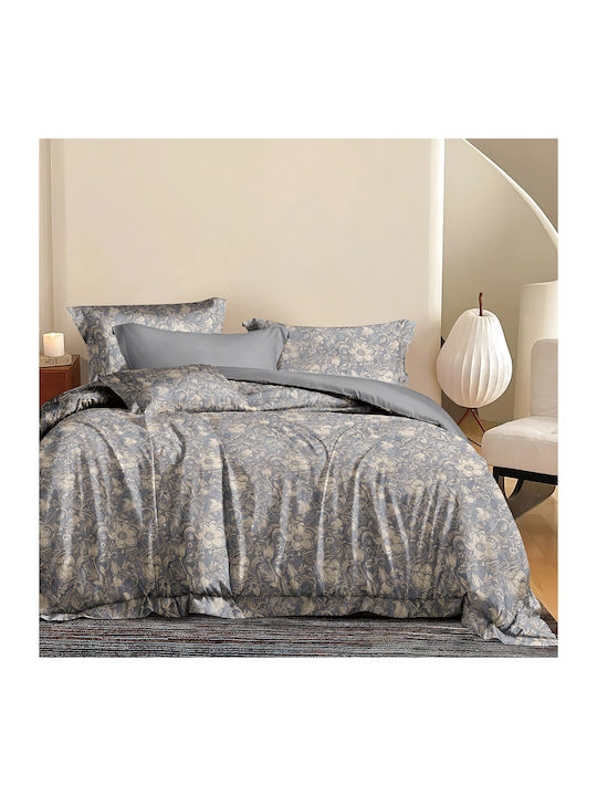 Beauty Home Set Quilt Super Double 220x240cm Grey 12679PMYD