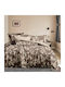 Beauty Home Set Quilt King Size 220x240cm Memories Art 12693 Brown 12693PMYD