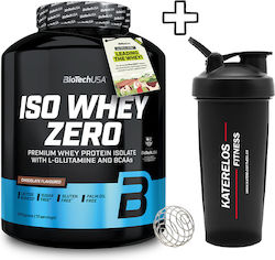 Biotech Usa Iso Whey Zero 1816g Cookies & Cream & Katerelos Fitness Shaker 600ml Black Custom Bundle Biotech Usa Iso Whey Zero 1816g Cookies & Cream & Katerelos Fitness Shaker 600ml Black Custom Bundle