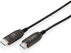Digitus HDMI 2.1 HDMI male - HDMI male 70m Μαύρο