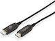 Digitus HDMI 2.1 Ultra High Speed 48Gbps 4K 120Hz HDR VRR Cable HDMI Male - HDMI Male 100m Black