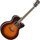 Yamaha Ηλεκτροακουστική Κιθάρα Cutaway Sunburst / Spruce