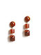 Mat Fashion Brown Dangle Earrings 0043.8218.N-brown
