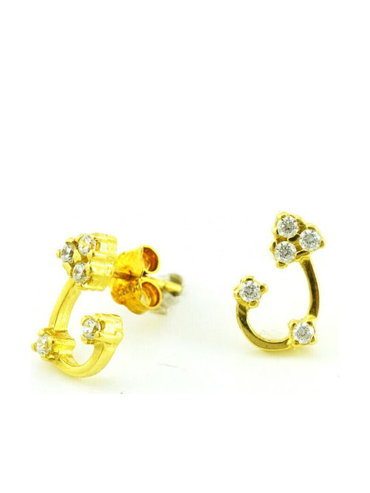 Atofio Kosmima Earrings Made Of 14K Gold