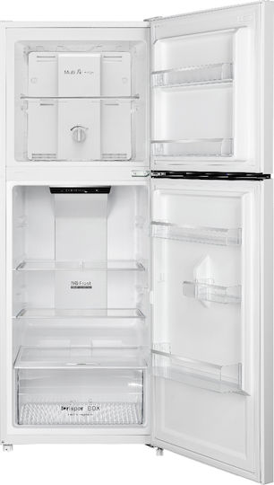 Robin Doppeltür-Kühlschrank 202lt Total NoFrost Höhe 147xBreite 54,5xTiefe 59cm Weiß RT-235NF