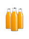 Kadax Kadax Glas Wasserflasche mit Schraubdeckel Transparent 1000ml