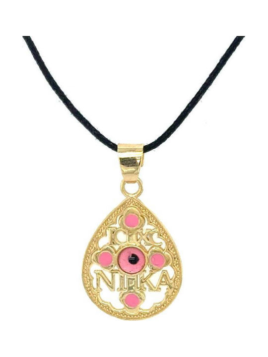 Drandakis Necklace Constantine Talisman Made Of 9 K Black Gold
