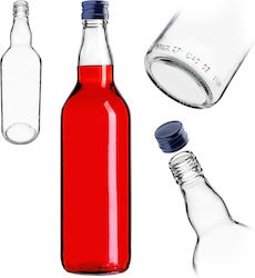 Glass Bottle 700ml Navy Blue Cap 1 Pc
