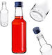 Glass Bottle 200ml Navy Blue Cap 1 Pc