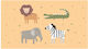 Prosop De Plajă 160x90cm Wild Animals Monnëka