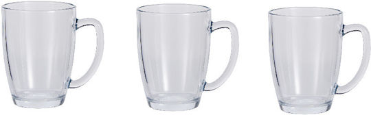 Excellent Houseware Κούπα Γυάλινη Διάφανη 400ml 3τμχ Excellent Houseware Κούπα Γυάλινη Διάφανη 400ml 3τμχ