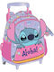 Must Team Stitch School Bag Trolley Kindergarten Aloha