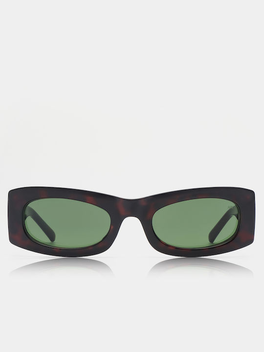 A.Kjaerbede Unisex Sonnenbrillen mit Braunen Schildkrötenrahmen