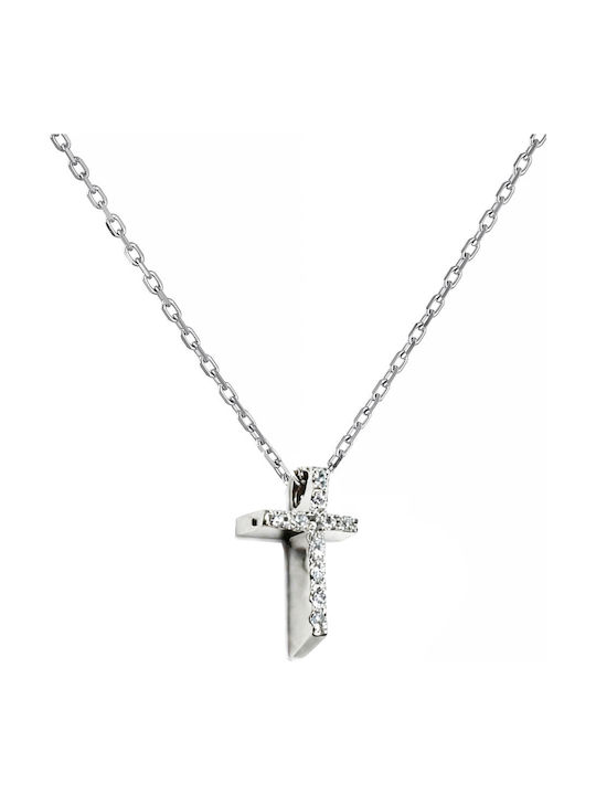 Kritsimis Weißgold Kreuz 18K Kritsimis Weißgold Kreuz 18K