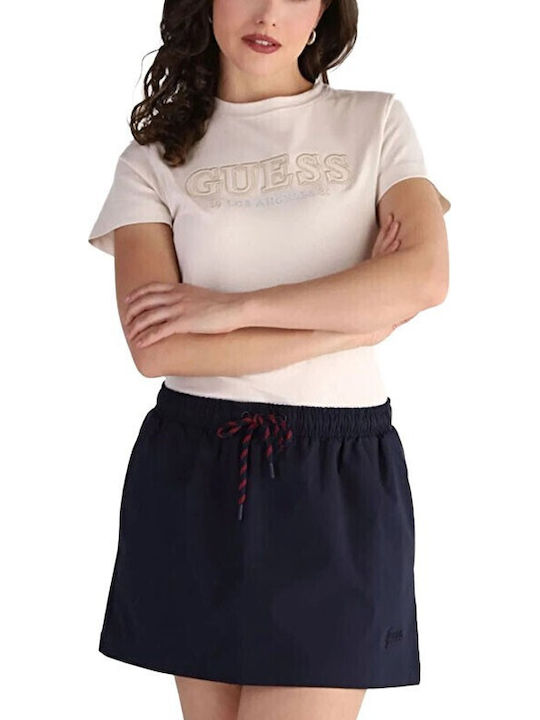 Guess Дамска Тениска Светлорозова