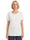 Women's Short Sleeve Blouse White