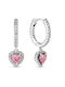 Sharks Bay Clothing Hypoallergenic Kids Earrings with Stones Silver