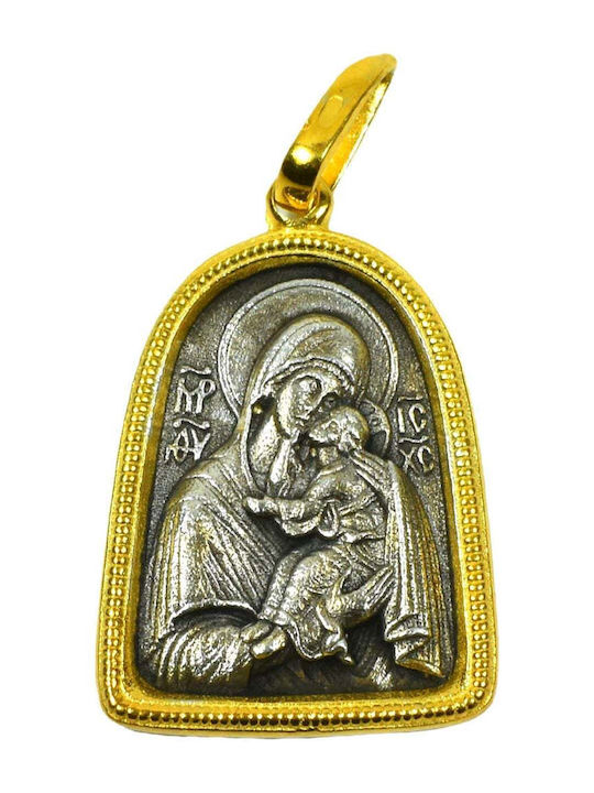 Висулка с Дева Мария Сребро