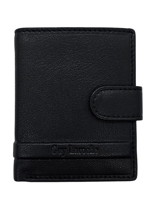 Leather Men's Wallet with RFID Black