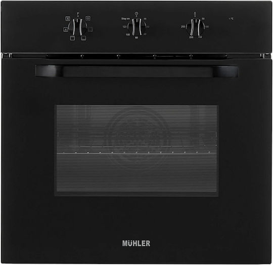 Muhler Cuptor de Blat 65l L59.5cm Negru