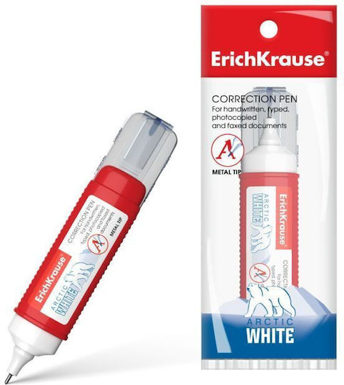 Διορθωτικό Στιλό 12 Ml Erich Krause Correction Pen Arctic White