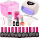Sensopro Milano Prestigio Studio Semi-permanent Nail Polish Kit + Uv Lamp