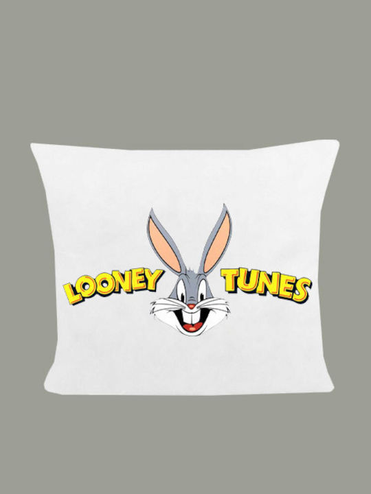 Μαξιλάρι Διάσταση 40x40cm Looney Tunes Λευκό
