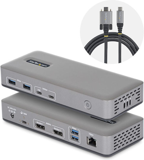 StarTech Hub 10 Θυρών με σύνδεση USB-A Γκρι